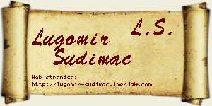 Lugomir Sudimac vizit kartica